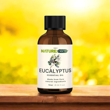 NatureAero Eucalyptus Essential Oil - 100% Pure & Natural | Aromatherapy & Wellness in a 10ml Bottle