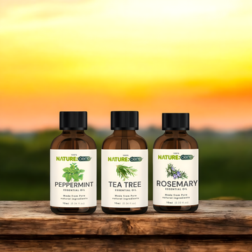 Essential Oil Blend for Dandruff & Hair Thinning – 100% Pure Rosemary, Tea Tree & Peppermint – 10ml